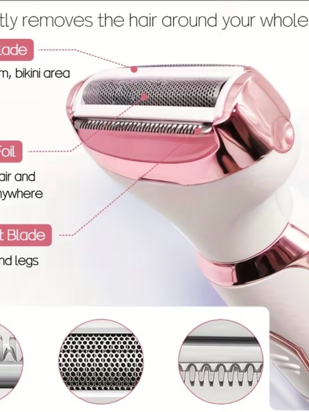 Rechargeable 4-in-1 Lady Grooming Kit - Picture 4 of 7
